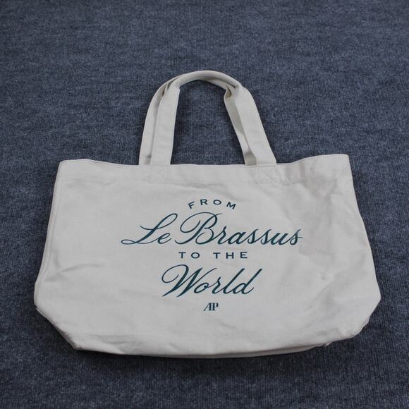 Audemars Piguet Tote Canvas Bag Le Brassus World Canvas Cotton Eco Shopper Large - Picture 1 of 10